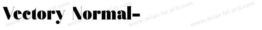 Vectory Normal字体转换